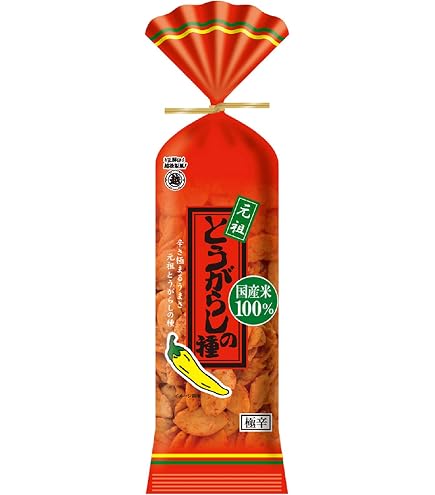 Amazon.co.jp: 亀田 亀田の柿の種 辛旨ガーリック 40g ×12袋 ※賞味期限